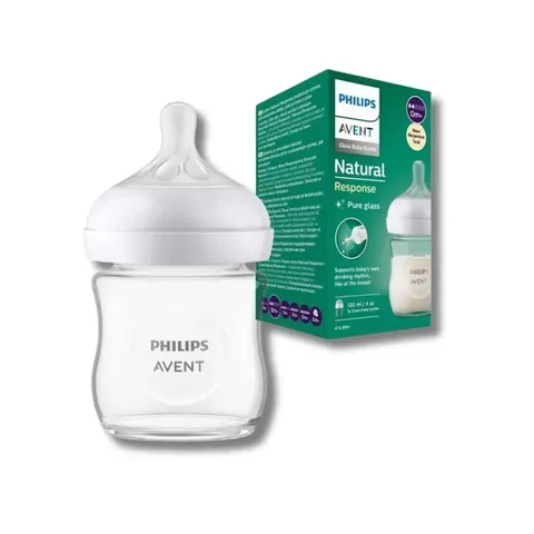 Biberon Avent Natural Response en Verre 120 ml Scy930/01