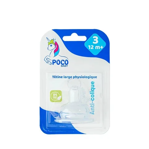 POCO BABY Tétine Large Physiologique 3EME Age