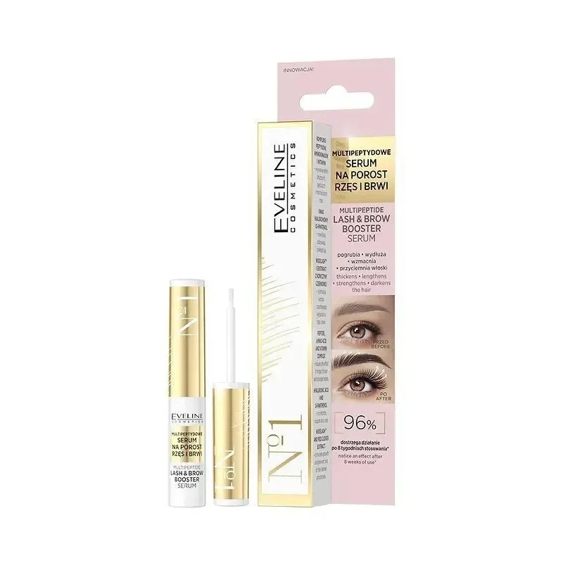 Eveline Cosmetics Sérum Multi-Peptides Cils et Sourcils 4 ml