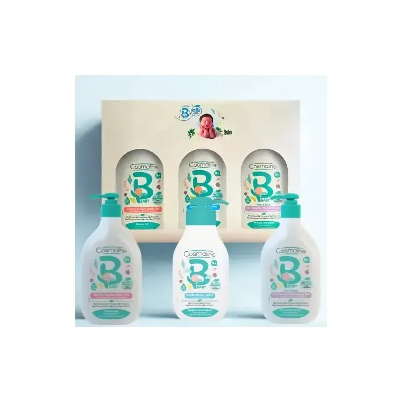 COSMALINE Bébé Rituel Complet 3 en 1 (cleansing 2in1+body Lotion+bubble Bath Gel)