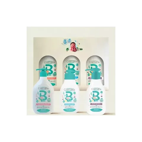 COSMALINE Bébé Soin Quotidien (body Lotion+bubble Bath Gel+gentle Shampo)