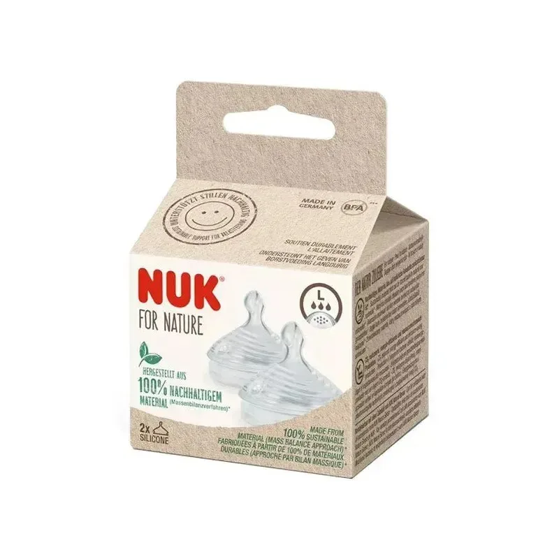NUK 2 Tétines Nature Sens Taille l