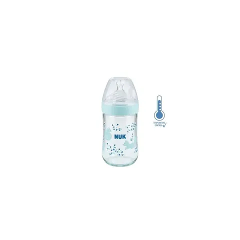 NUK Biberon Nature Sens en Verre 240 ml
