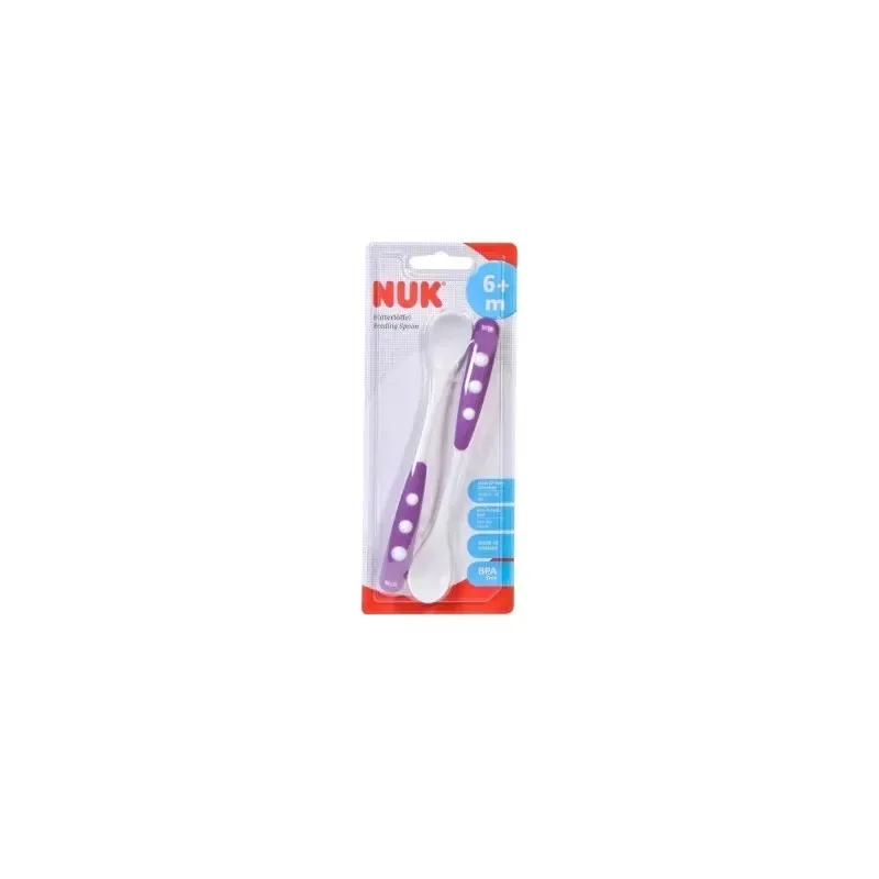 NUK 2 Cuilleres en Silicone 6m+