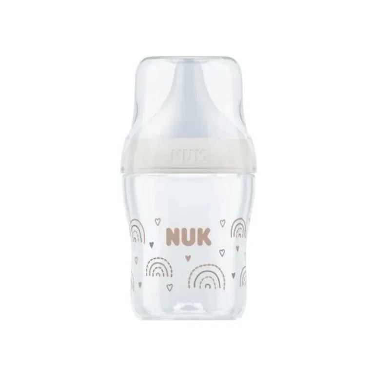 Biberon Nuk Perfect Match Biberon Plastic avec Tétine en Silicone Souple 150 ml