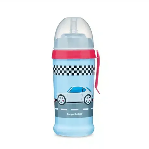 CANPOL BABIES Sport Cup avec Paille et Couvercle 12m+