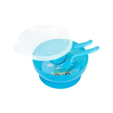 CANPOL BABIES Bol avec Ventouse Cuillere et Couvercle 350 ml - 21/300