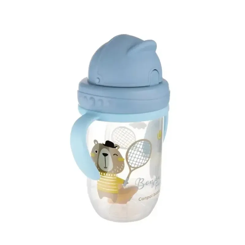 CANPOL BABIES Tasse avec Paille Bonjour Paris Bleu 270 ml 56/607 — photo 2