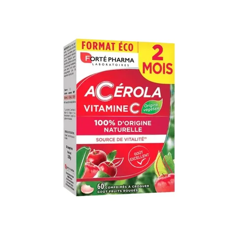 FORTE PHARMA Énergie Acerola 60 Comprimes