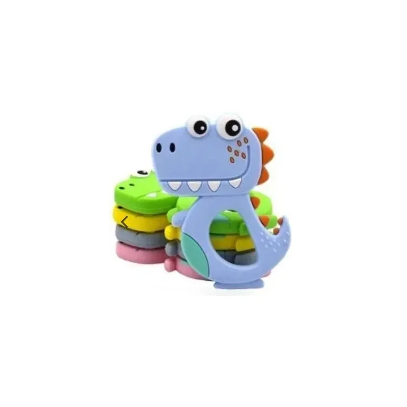 BABY PUR Anneau de Dentition Dino 4m+