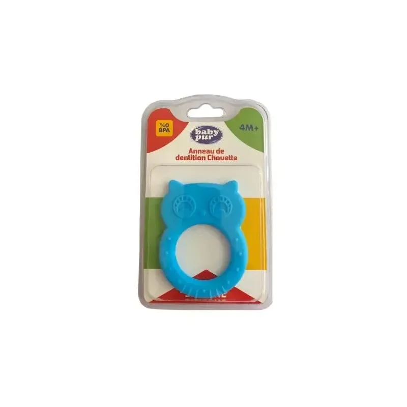 BABY PUR Anneau Dentition Chouette 4m+