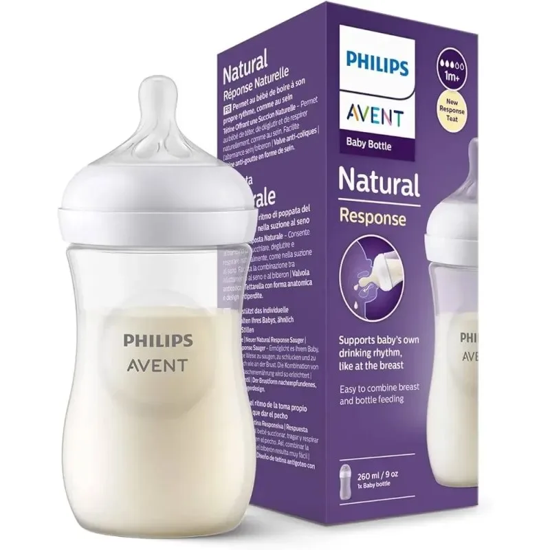 AVENT Biberon Natural Response +1mois 260 ml