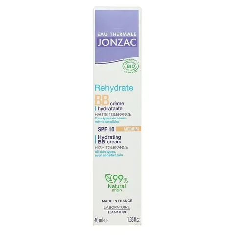 JONZAC Bb Crème Hydratante Bio SPF10 Teintée Medium 40 ml