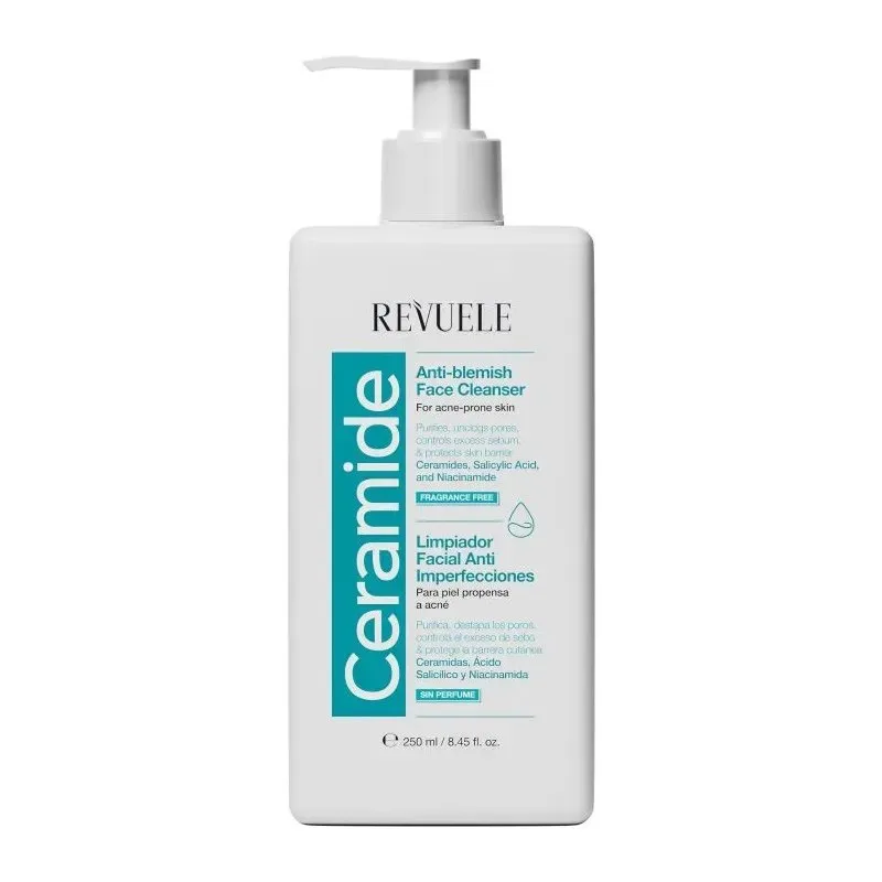 REVUELE Ceramide Gel Nettoyant Visage Anti Imperfections 250 ml