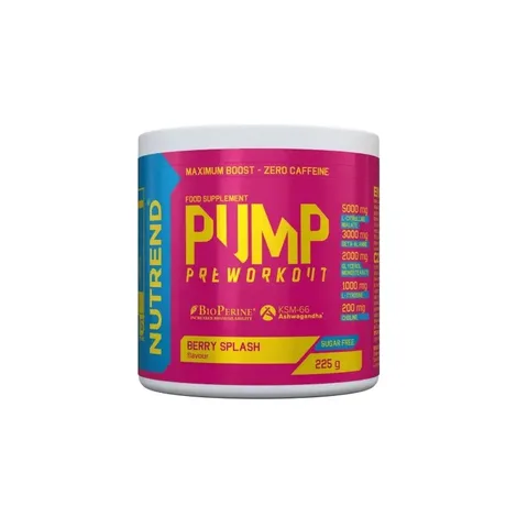 NUTREND Pump Pre Workout Berry Splash 225 g