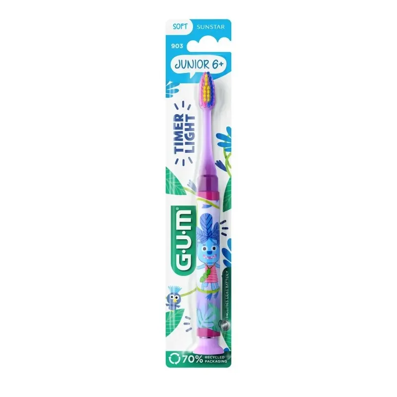 GUM Brosse à Dents Junior Light Up (903)