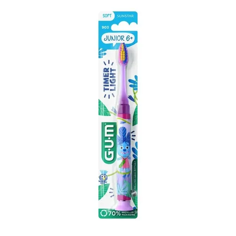 GUM Brosse à Dents Junior Light Up (903)