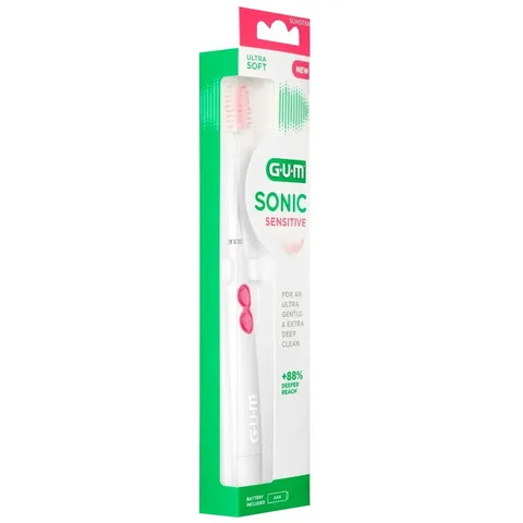 GUM Brosse à Dent Électrique Sonic Sensitve (4101)