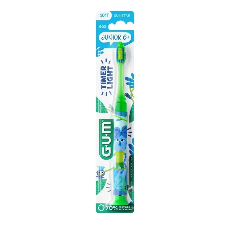 GUM Brosse à Dents Junior Light Up (903) — photo 4