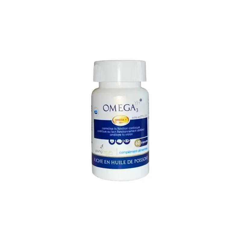 YOUNG HEALTH Omega 3 60 Capsules