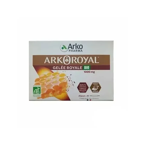 ARKOPHARMA Gelée Royale Bio 1000 mg 20 Ampoules