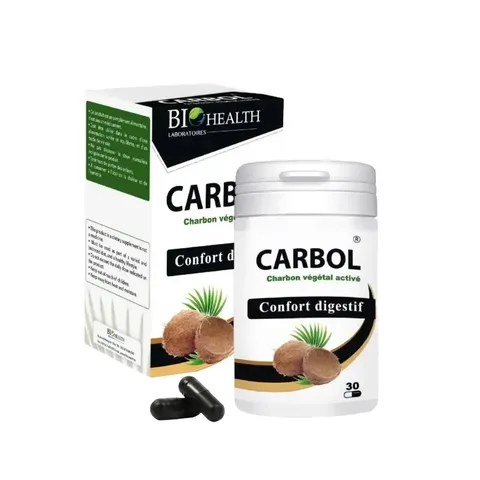 BIOHEALTH Carbol Charbon Vegetal 30 Gélules