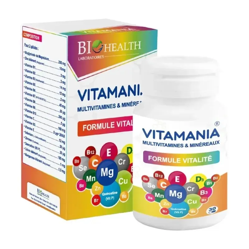 BIOHEALTH Vitamania 30 Gélules