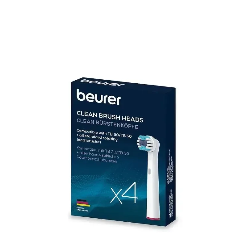 BEURER 4 Brossettes de Rechange Clean pour Tb 30 Tb 50