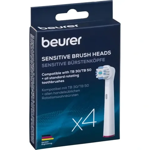 BEURER 4X Brossettes de Rechange Sensitive TB30 TB50