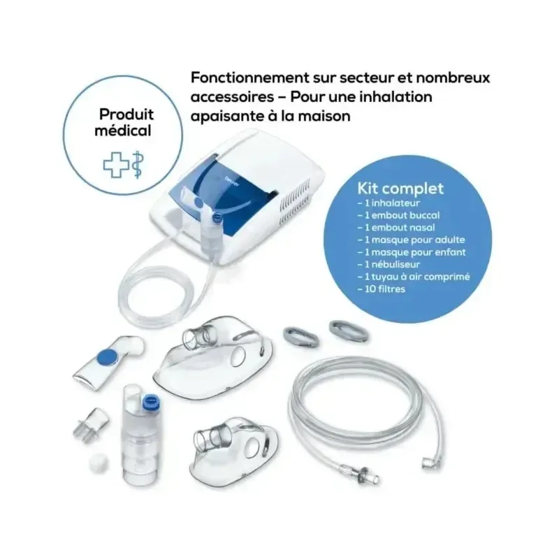 BEURER Inhalateur Air Comprimé 1.2 Bar Ih 21 — photo 2