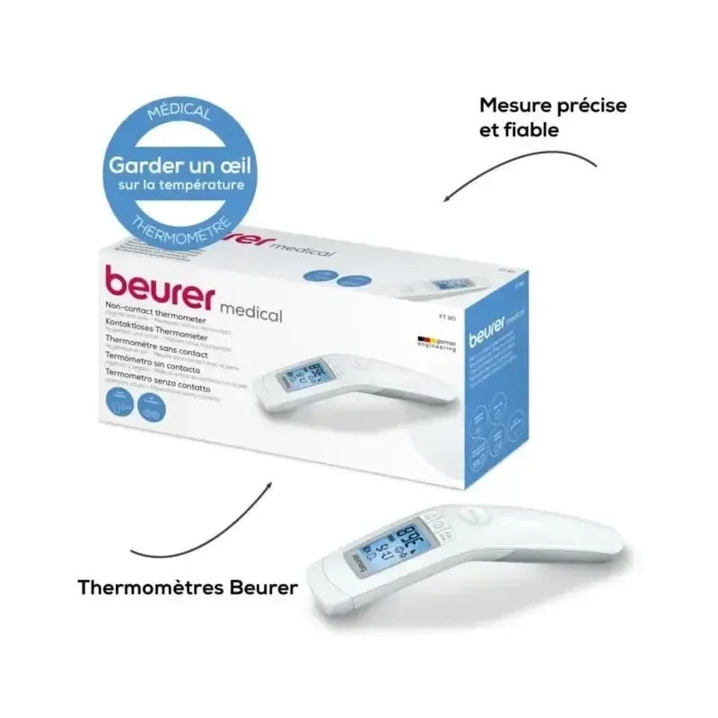 BEURER Ft 90 Thermomètre Contact Free