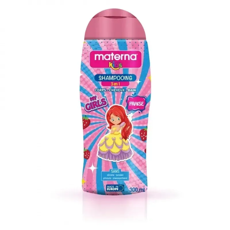 MATERNA Shampooing 3en1 Kids Fraise 300 ml