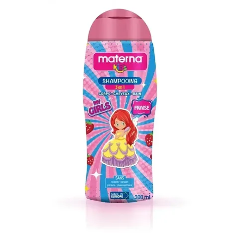 MATERNA Shampooing 3en1 Kids Fraise 300 ml