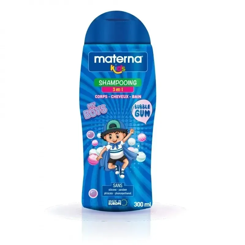 MATERNA Shampooing 3en1 Kids Bubble Gum 300 ml