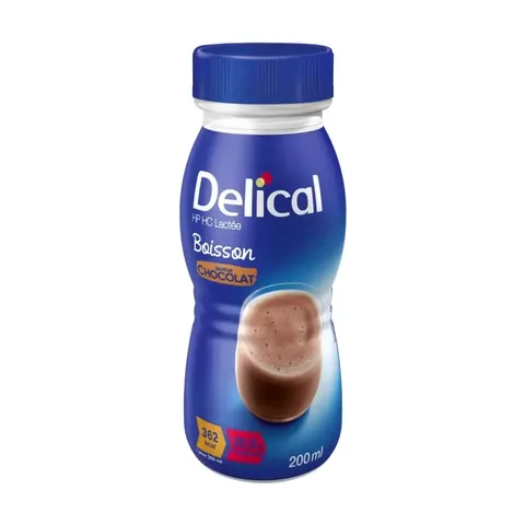 DELICAL Boisson Hp Hc Lactée Saveur Chocolat 200 ml