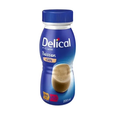 DELICAL Boisson Hp Hc Lactée Saveur Café 200 ml