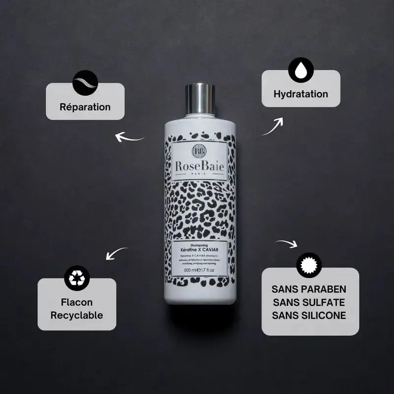 ROSEBAIE Shampooing Keratine x Caviar 500 ml — photo 2