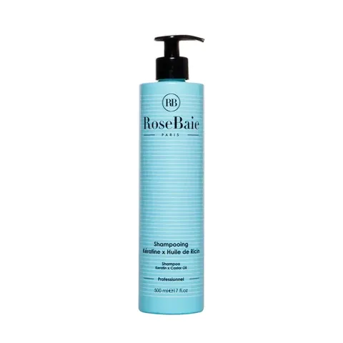 ROSEBAIE Shampoing Huile de Ricin x Keratine 500 ml