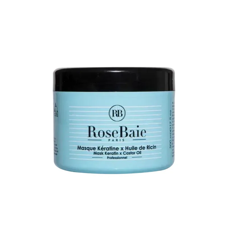 ROSEBAIE Masque Huile de Ricin x Keratine 500 ml