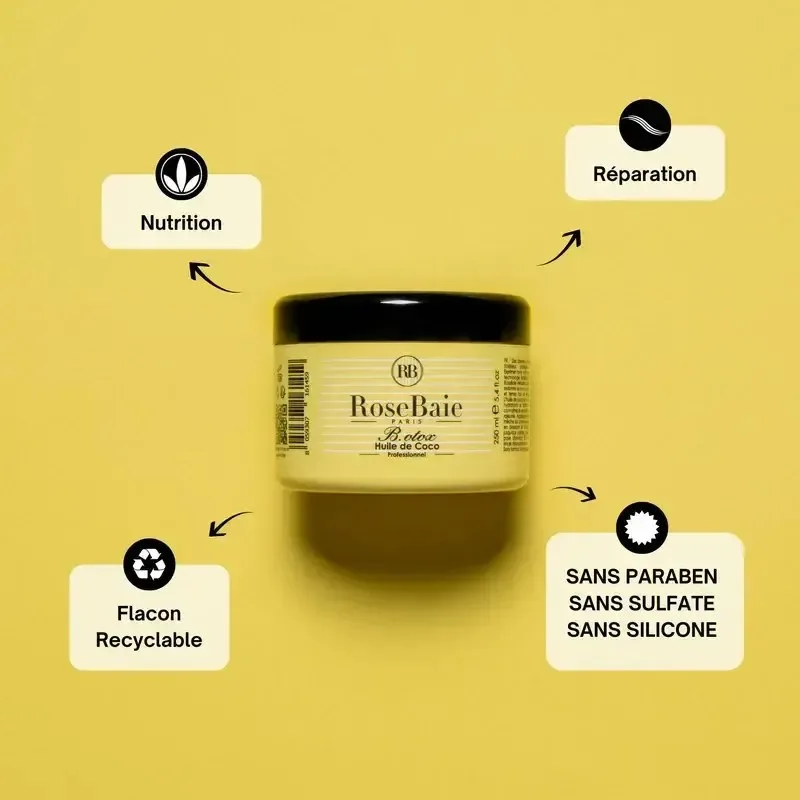 ROSEBAIE Botox Capillaire Huile de Coco x Keratine 250 ml — photo 2