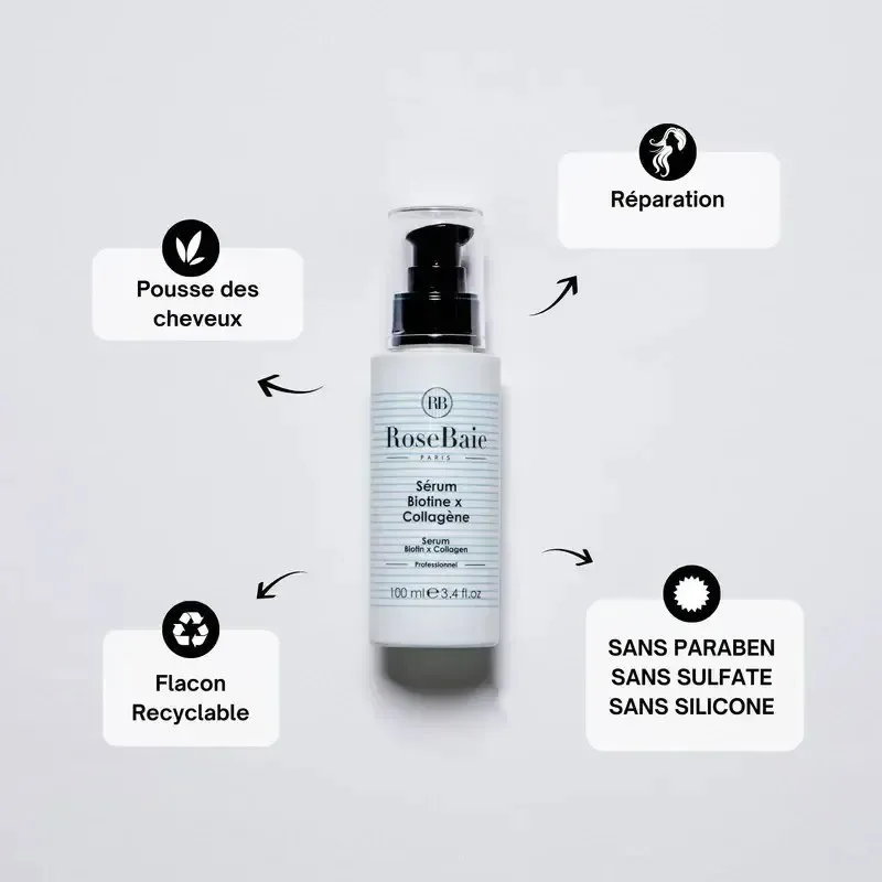 ROSEBAIE Sérum Cristal Biotine x Collagene 100 ml — photo 2
