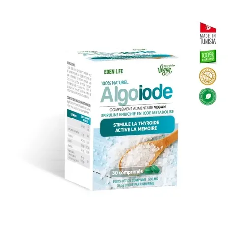 EDEN LIFE Algoiode 30 Comprimés