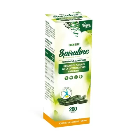 EDEN LIFE Spiruline 200 Gélules