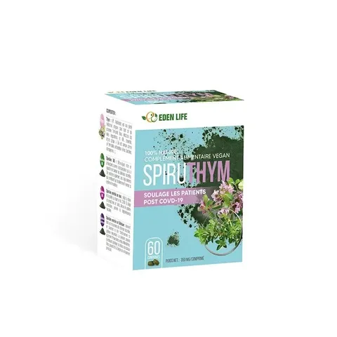 EDEN LIFE Spiruthym 60 Comprimes