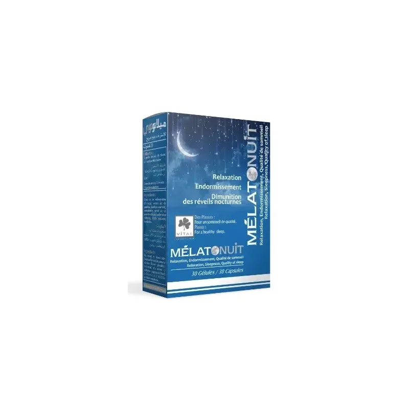 Vital Melatonuit 30 Gélules