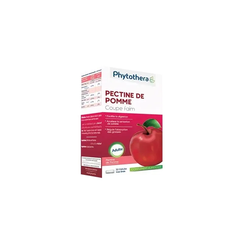 Vital Phytothera Pectine de Pomme 30 Gélules