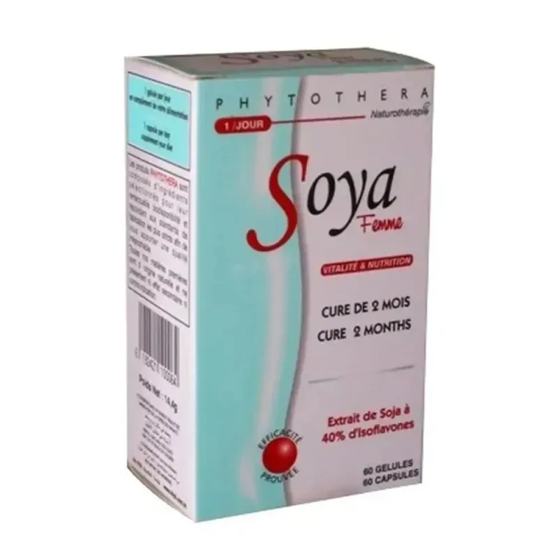 Vital Phytothera Soya Femme 60 Gélules