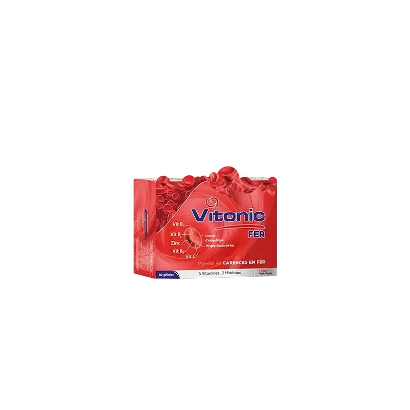 Vital Vitonic Fer 30 Gélules