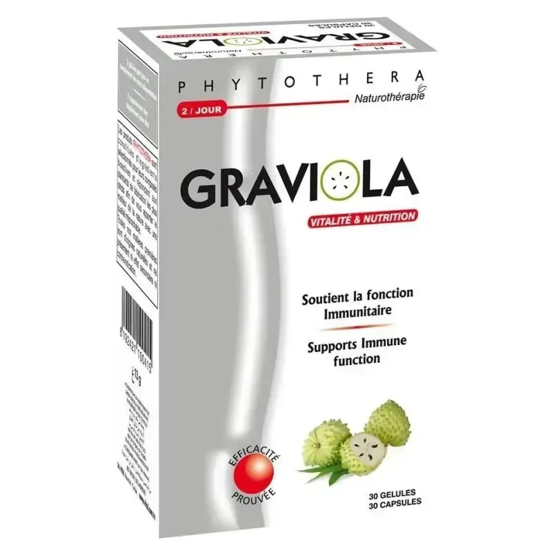 Vital Phytothera Graviola 30 Gélules