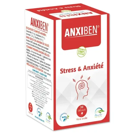 Anxiben Stress & Anxiété 30 Gélules